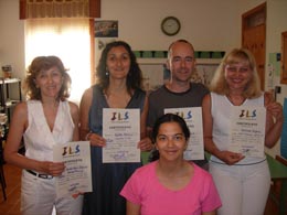 Certificate of attendance at the end of the course