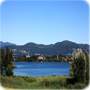 I tre elementi paesaggistici tipici della Brianza: montagne, laghi, pianura ripresi da Galbiate