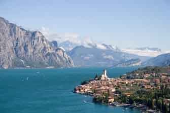 Lake Garda is the largest of the Italian lakes