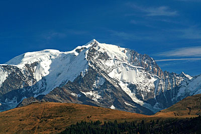 Mont Blanc is the highest point in Italy and the European Union