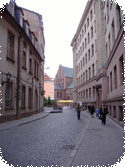 Street in Old Town of Riga