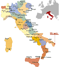 Map of Italy