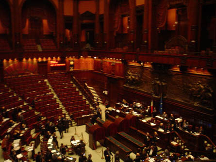 Palazzo Montecitorio, seat of the Italian Chamber of Deputies