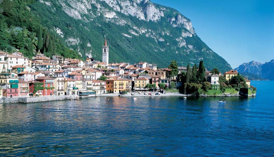 Lake Como in Lombardy