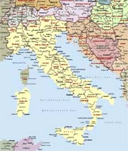 Map Of Italy