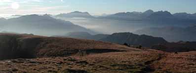 Panorama of Bergamasque Alps