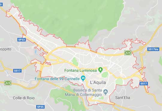 L'Aquila Maps and Interesting Travel Destinations