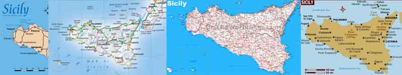 Sicily Maps and Interesting Travel Destinations