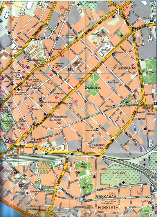 Riga Map